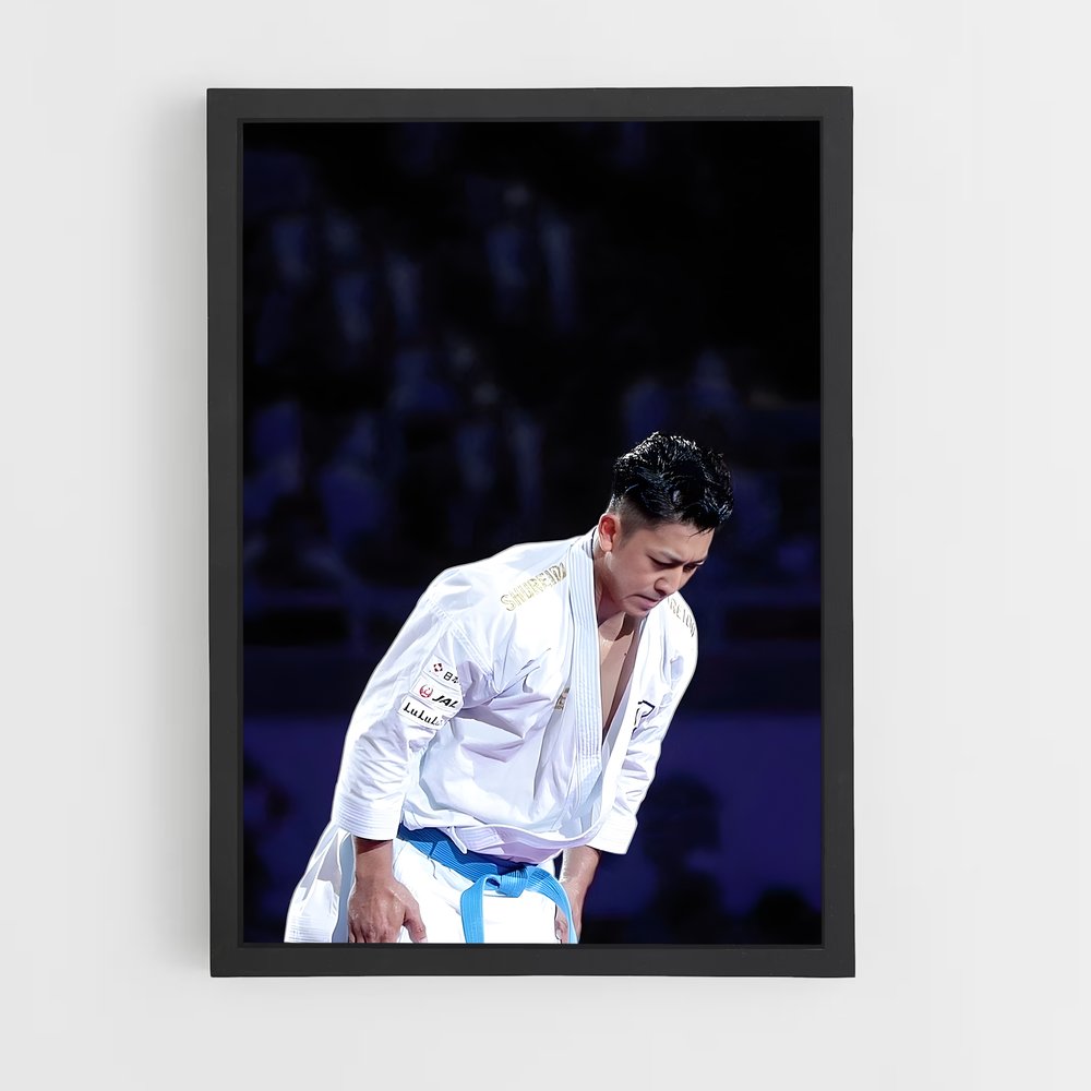 Poster Ryo kiyuna – affiche Karaté (vue 2)